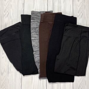 Bundle of 5 Size Small Leggings. Various brands.